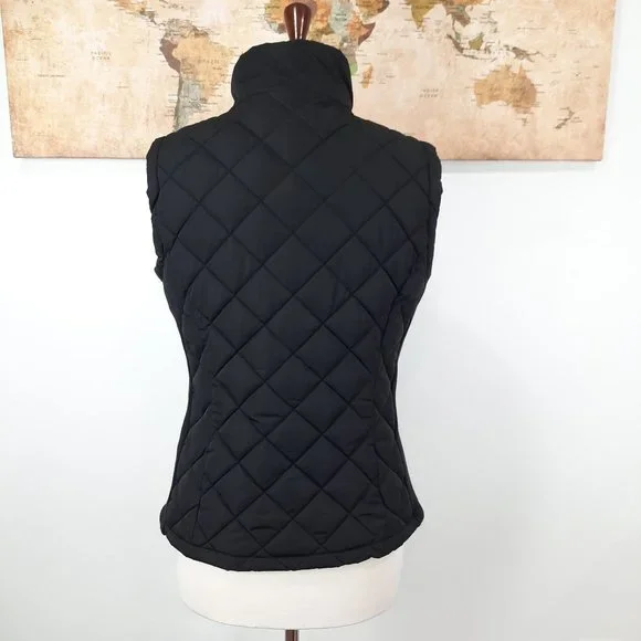 Black quilted winter vest - Andrew Marc brand - Picture 4 of 11